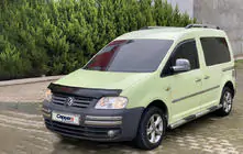 Volkswagen Caddy 2004-2010 рр. Дефлектор капоту (EuroCap) фото 4