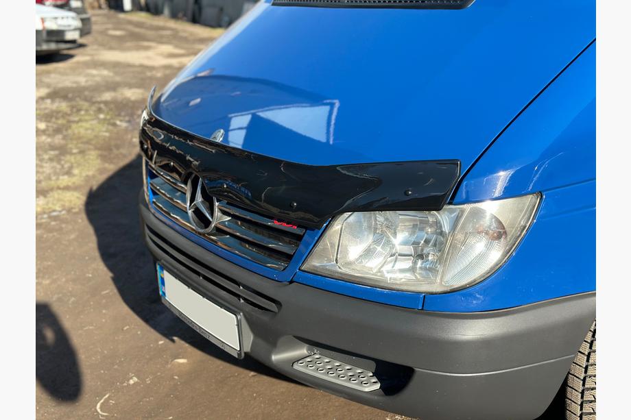Mercedes Sprinter W901/902/903/904/905 1995-2006 рр. Дефлектор капота 2000-2006 (EuroCap) Фото 4