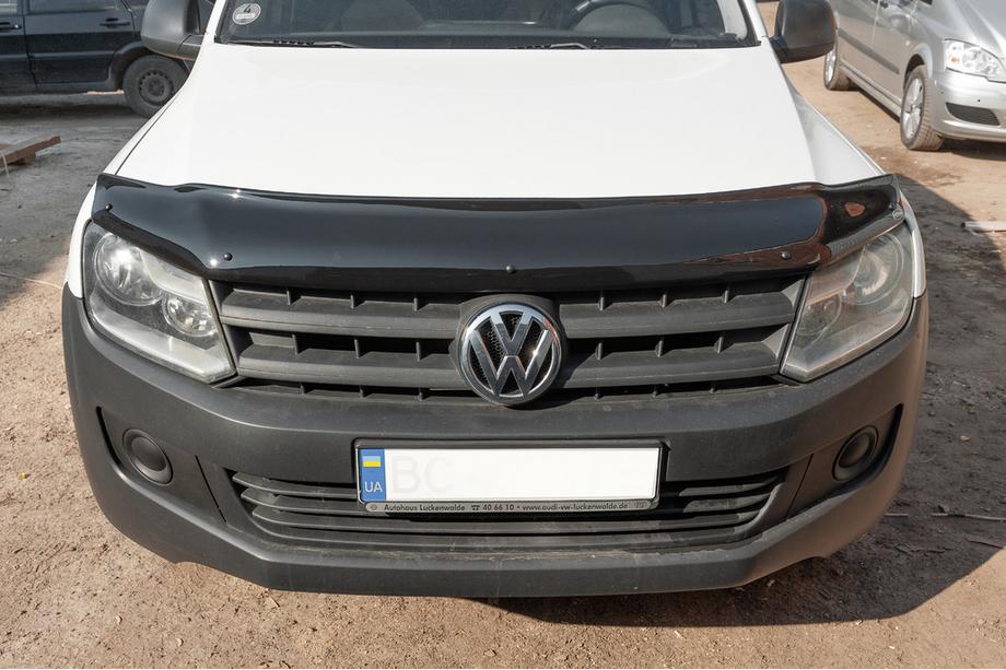 Volkswagen Amarok 2010-2022 рр. Дефлектор капоту (EuroCap) Image