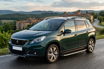 Peugeot 3008 2008-2016 рр. Бокові пороги Fullmond (2 шт., алюміній) фото 1