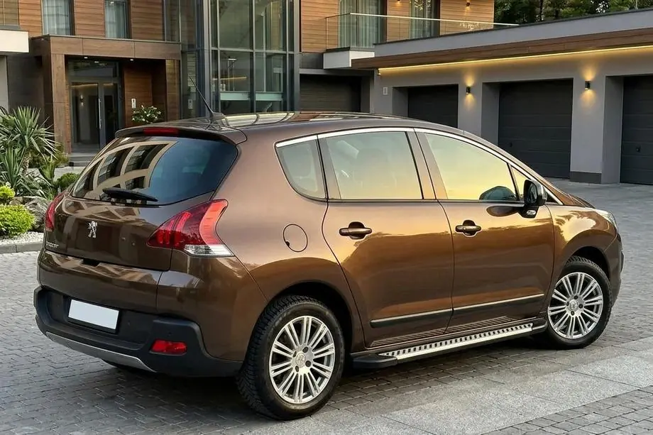 Peugeot 3008 2008-2016 рр. Бокові пороги Line (2 шт., алюміній) Image