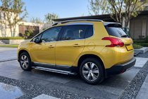 Peugeot 3008 2008-2016 рр. Бокові пороги Rainbow (2 шт., алюміній) фото 1