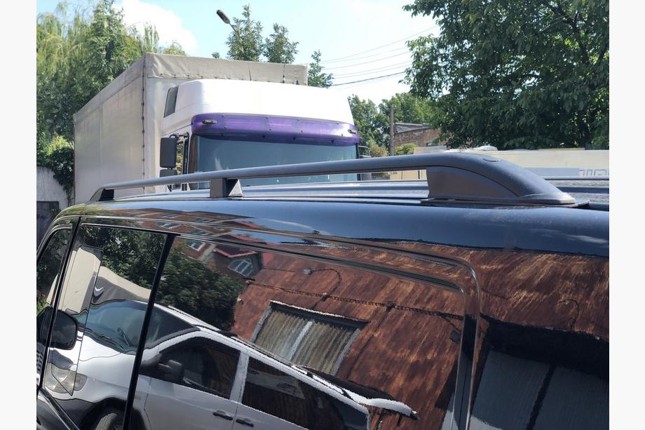 Volkswagen T5 Transporter 2003-2010 рр. Рейлінги Skyport (чорні) Довга база Фото 4