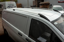 Mercedes Vito/V-class W447 2014- рр. Рейлінги ELITE Хром (пласт. ніжка) фото 1