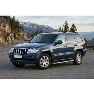 Бокові пороги Tayga Grey (2 шт., алюміній) Jeep Grand Cherokee WK 2004-2010 рр. фото 1