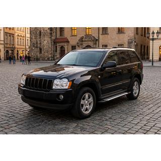 Бокові пороги Line (2 шт., алюміній) Jeep Grand Cherokee WK 2004-2010 рр. фото 1