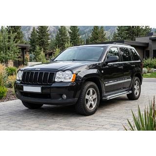 Бокові пороги Rainbow (2 шт., алюміній) Jeep Grand Cherokee WK 2004-2010 рр. фото 1