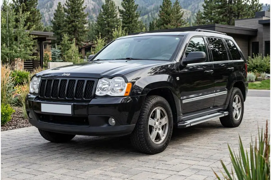 Jeep Grand Cherokee WK 2004-2010 рр. Бокові пороги Rainbow (2 шт., алюміній)