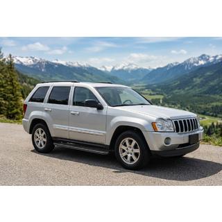 Бокові пороги Bosphorus Black (2 шт., алюміній) Jeep Grand Cherokee WK 2004-2010 рр. фото 1
