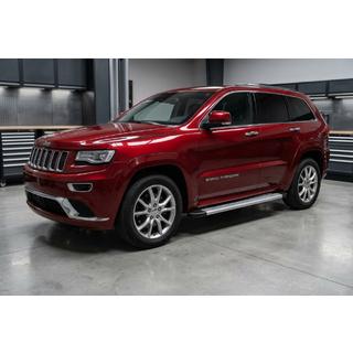 Бокові пороги Maya V2 (2 шт., алюміній) Jeep Grand Cherokee WK2 2010-2021 рр. фото 1