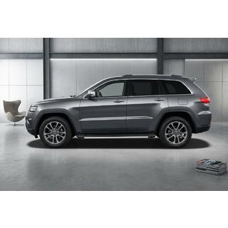 Бокові пороги Maya V1 (2 шт., алюміній) Jeep Grand Cherokee WK2 2010-2021 рр. фото 1