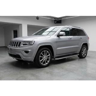 Бокові пороги Maydos V1 (2 шт., алюміній ↗ нерж) Jeep Grand Cherokee WK2 2010-2021 рр. фото 1