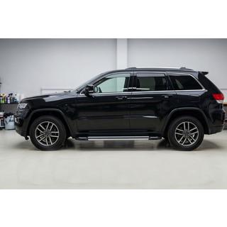 Бокові пороги Rainbow (2 шт., алюміній) Jeep Grand Cherokee WK2 2010-2021 рр. фото 1