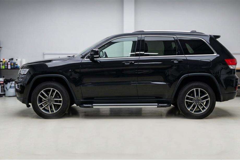 Jeep Grand Cherokee WK2 2010-2021 рр. Бокові пороги Rainbow (2 шт., алюміній) Фото 1