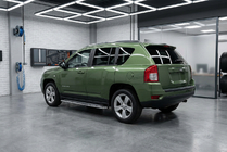 Jeep Compass 2006-2016 рр. Бокові пороги Maydos V2 (2 шт., нерж) фото 1
