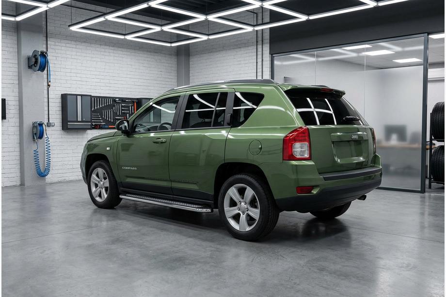 Jeep Compass 2006-2016 рр. Бокові пороги Maydos V2 (2 шт., нерж) Image