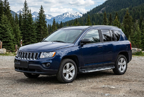 Jeep Compass 2006-2016 рр. Бокові пороги Sunrise (2 шт., алюміній) фото 1