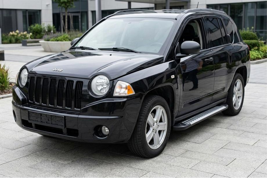 Jeep Compass 2006-2016 рр. Бокові пороги Line (2 шт., алюміній) Image