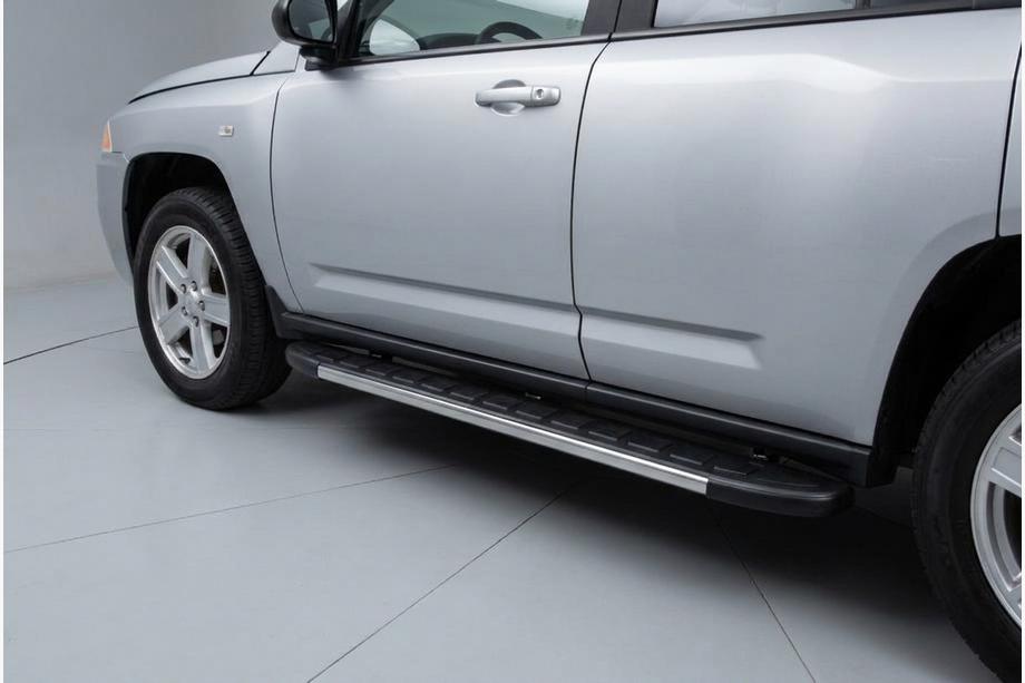 Jeep Compass 2006-2016 рр. Бокові пороги Duru (2 шт., алюміній) Image