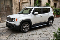 Jeep Renegade 2014- рр. Бокові пороги Sunrise (2 шт., алюміній) фото 1