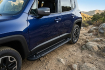 Jeep Renegade 2014- рр. Бокові пороги RedLine Black (2 шт., алюміній) фото 1