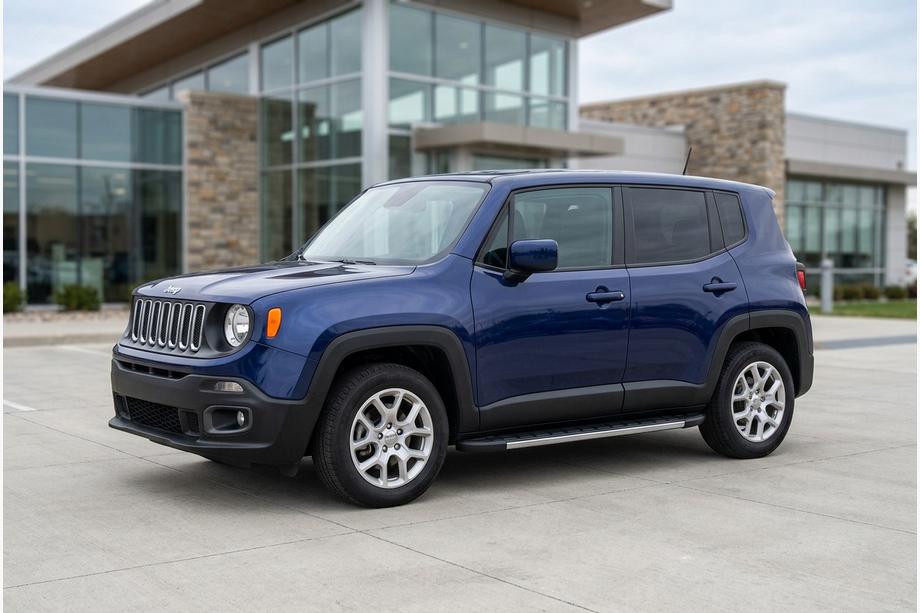 Jeep Renegade 2014- рр. Бокові пороги Duru (2 шт., алюміній) Image
