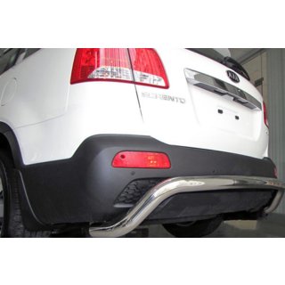 Задня дуга AK007 (нерж.) Kia Sorento II XM 2009-2014 рр. фото 1