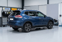 Nissan X-trail T32/Rogue 2014-2021 рр. Бокові пороги Duru (2 шт., алюміній) фото 1