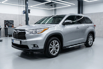 Toyota Highlander 2013-2019 рр. Бокові пороги Sunrise (2 шт., алюміній) фото 1