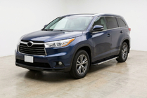 Toyota Highlander 2013-2019 рр. Бокові пороги RedLine V1 (2 шт., алюміній) фото 1