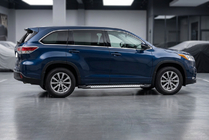 Toyota Highlander 2013-2019 рр. Бокові пороги Line (2 шт., алюміній) фото 1