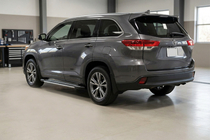 Toyota Highlander 2013-2019 рр. Бокові пороги Rainbow (2 шт., алюміній) фото 1