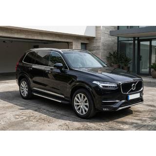 Бокові пороги Duru (2 шт., алюміній) Volvo XC90 2015- рр. фото 1