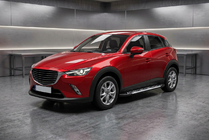 Mazda CX-3 2015- рр. Бокові пороги Sunrise (2 шт., алюміній) фото 1