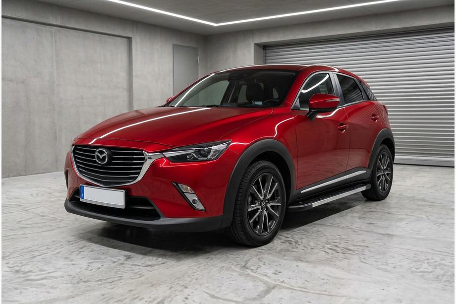 Mazda CX-3 2015- рр. Бокові пороги RedLine V1 (2 шт., алюміній) Image