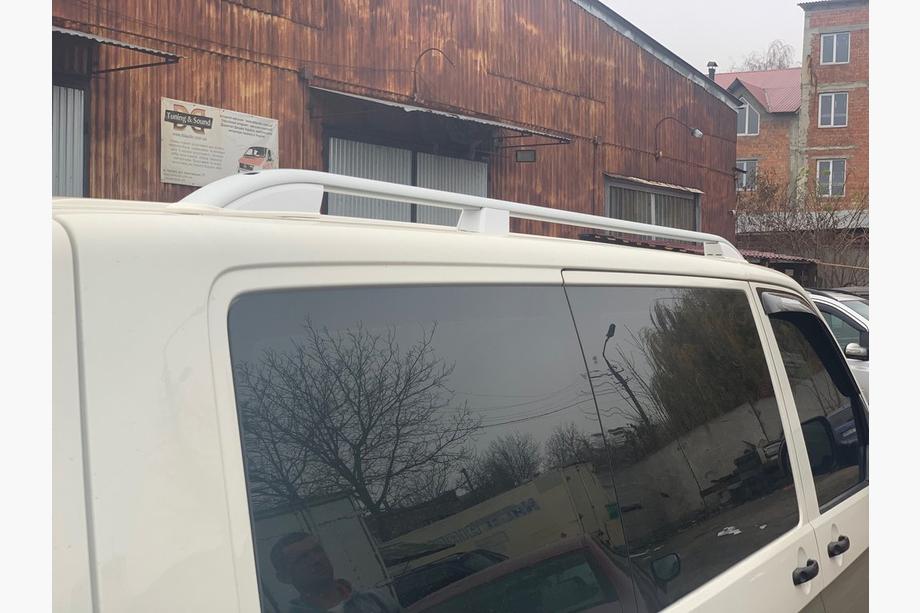 Volkswagen T5 Transporter 2003-2010 рр. Рейлінги Skyport (білі) Довга база Фото 14