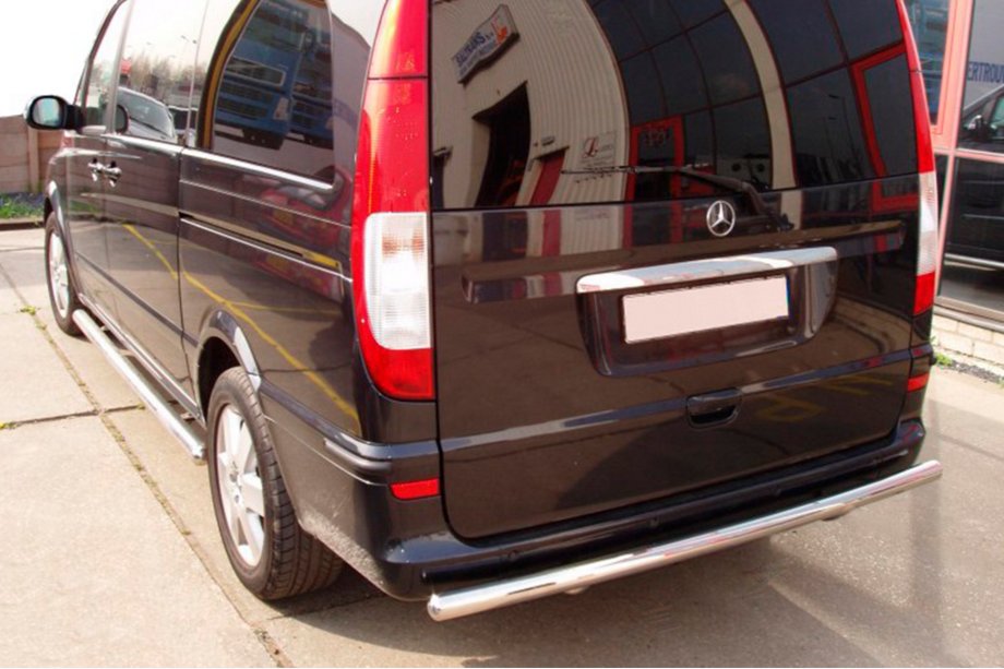 Mercedes Viano 2004-2014 рр. Задня дуга AK002 (нерж.) Фото 6