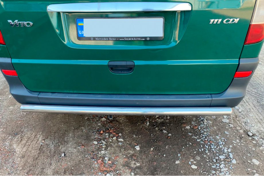Mercedes Viano 2004-2014 рр. Задня дуга AK002 (нерж.) Фото 2