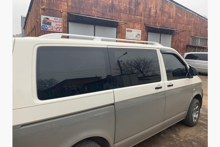 Volkswagen T5 Caravelle 2004-2010 рр. Рейлінги Skyport (білі) Довга база Фото 13