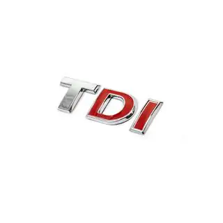 Напис Tdi (косою шрифт) фото 3