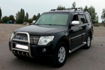 Mitsubishi Pajero Wagon IV 2006-2021 рр. Кенгурятник QT011 (нерж.) фото 1