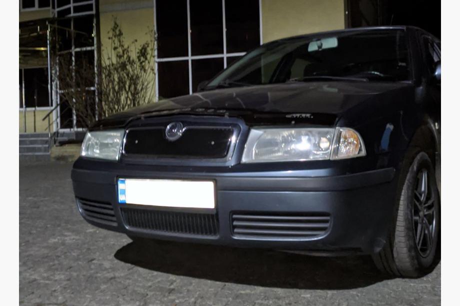 Skoda Octavia I Tour A4 1996-2010 рр. Зимова решітка (верхня) матова Фото 4