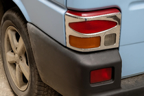 Volkswagen T4 Transporter 1990-2003 рр. Накладки на стопи (2 шт., нерж) фото 1