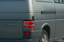Volkswagen T4 Transporter 1990-2003 рр. Накладки на стопи (2 шт., нерж) фото 4