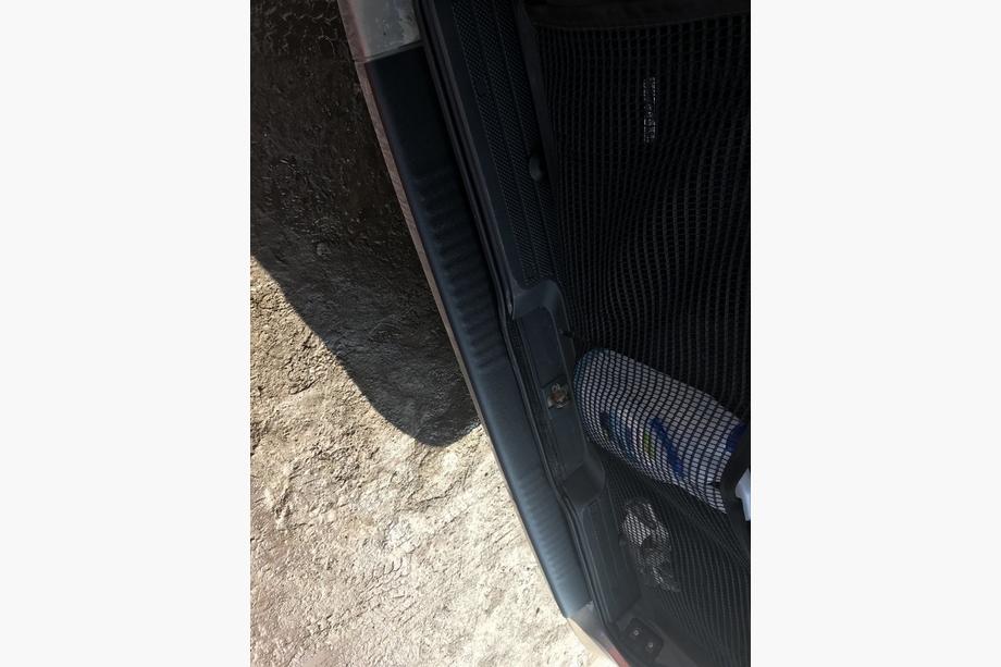 Mercedes Vito W639 2004-2014 рр. Накладка на задній бампер з загином (DDU, пластик) Глянцева Фото 7