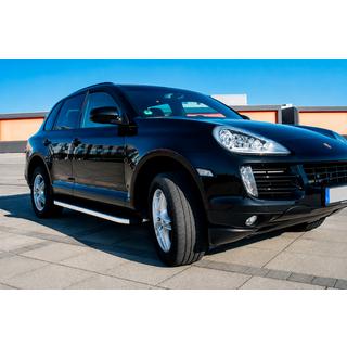 Бокові пороги BlackLine (2 шт., алюміній) Porsche Cayenne 2003-2010 рр. фото 1