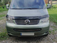 Volkswagen T5 Caravelle 2004-2010 рр. Накладка на решітку бампера (нерж) фото 8