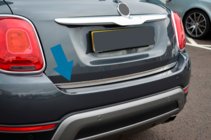 Fiat 500X 2014-2024 рр. Кромка багажника (нерж) фото 1
