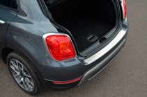 Fiat 500X 2014-2024 рр. Накладка на задній бампер OmsaLine (нерж) фото 2