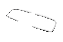 Fiat Fiorino/Qubo 2008-2024 рр. Накладки на противотуманки 2016↗ (2 шт., нерж.) фото 3